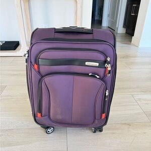 Samsonite Purple Travel Suitcase